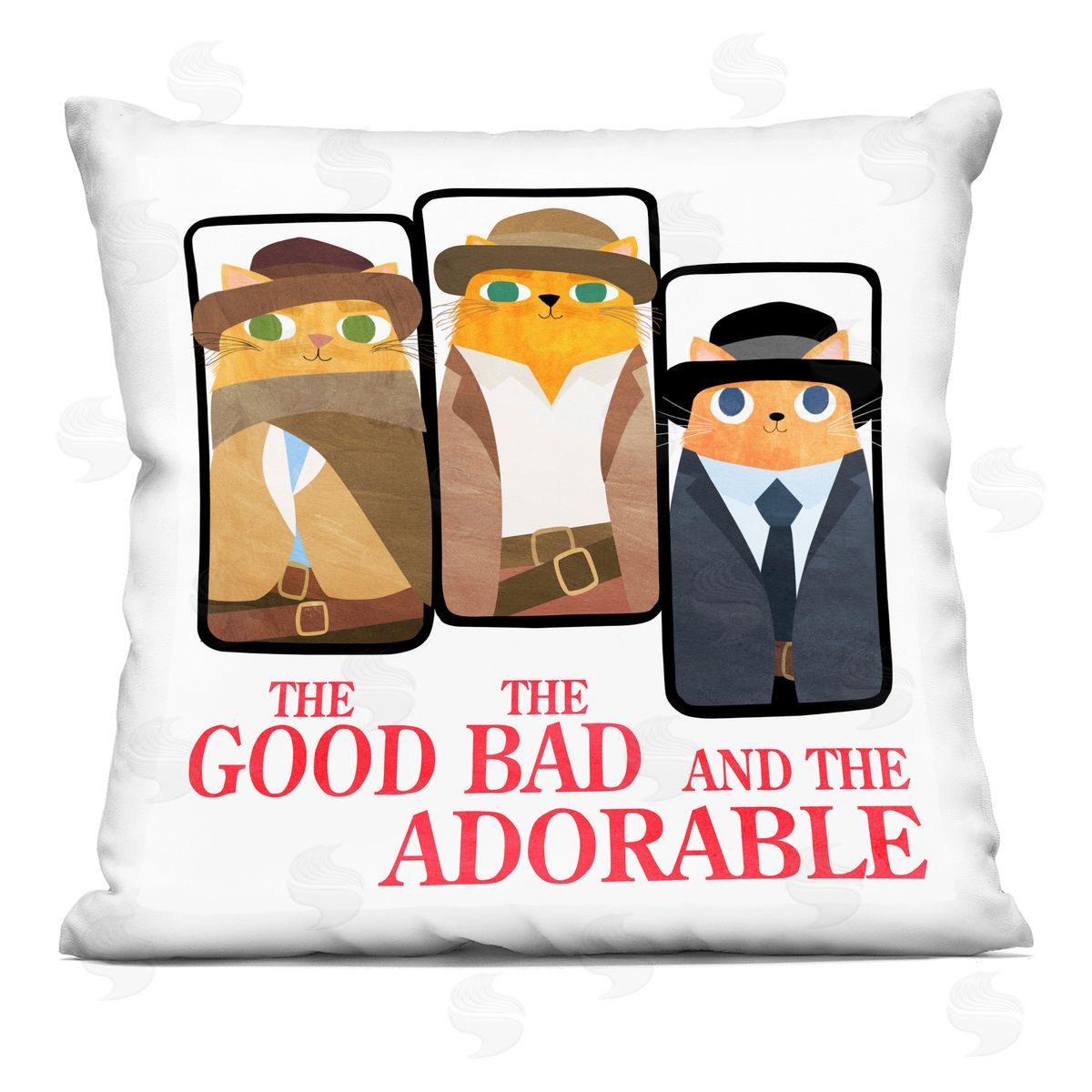 Planet Cat by Angie Rozelaar Good Bad And Adorable Cats Plush Polyester Art Print Pillow