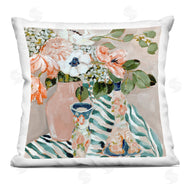 Annie Quigley | Rosy Florals with Stripes