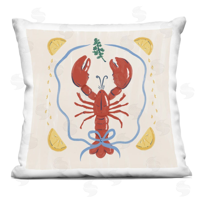 Krissy Mast | Lobster & Ribbon Illustration