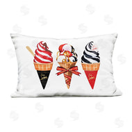 Amanda Greenwood | Red & Black Ice Cream Cones