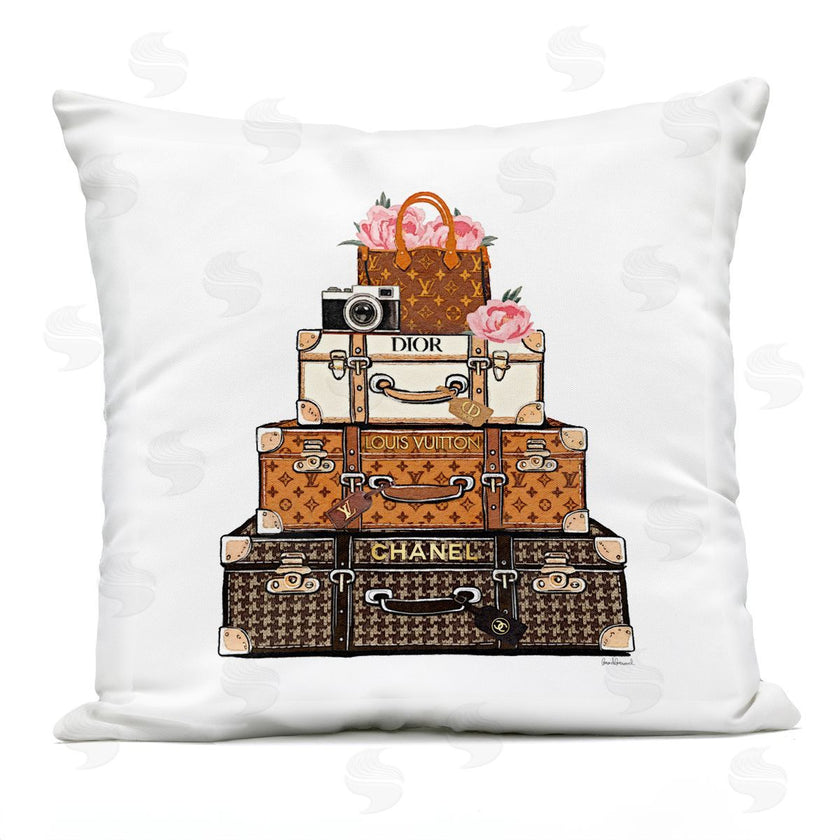 Amanda Greenwood | Luggage with Flowers & Camera