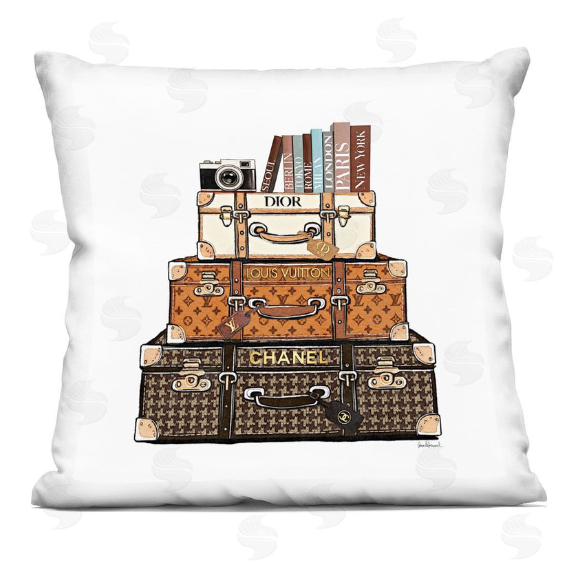 Amanda Greenwood | Stacked Glam Suitcases