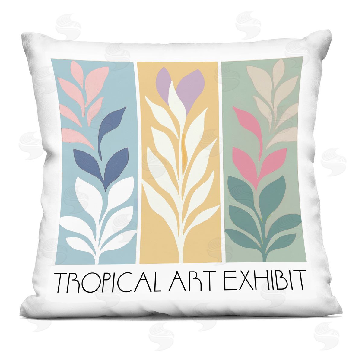 Annabelle Hall Tropical Jungle Exhibit Plush Polyester Art Print Pillow