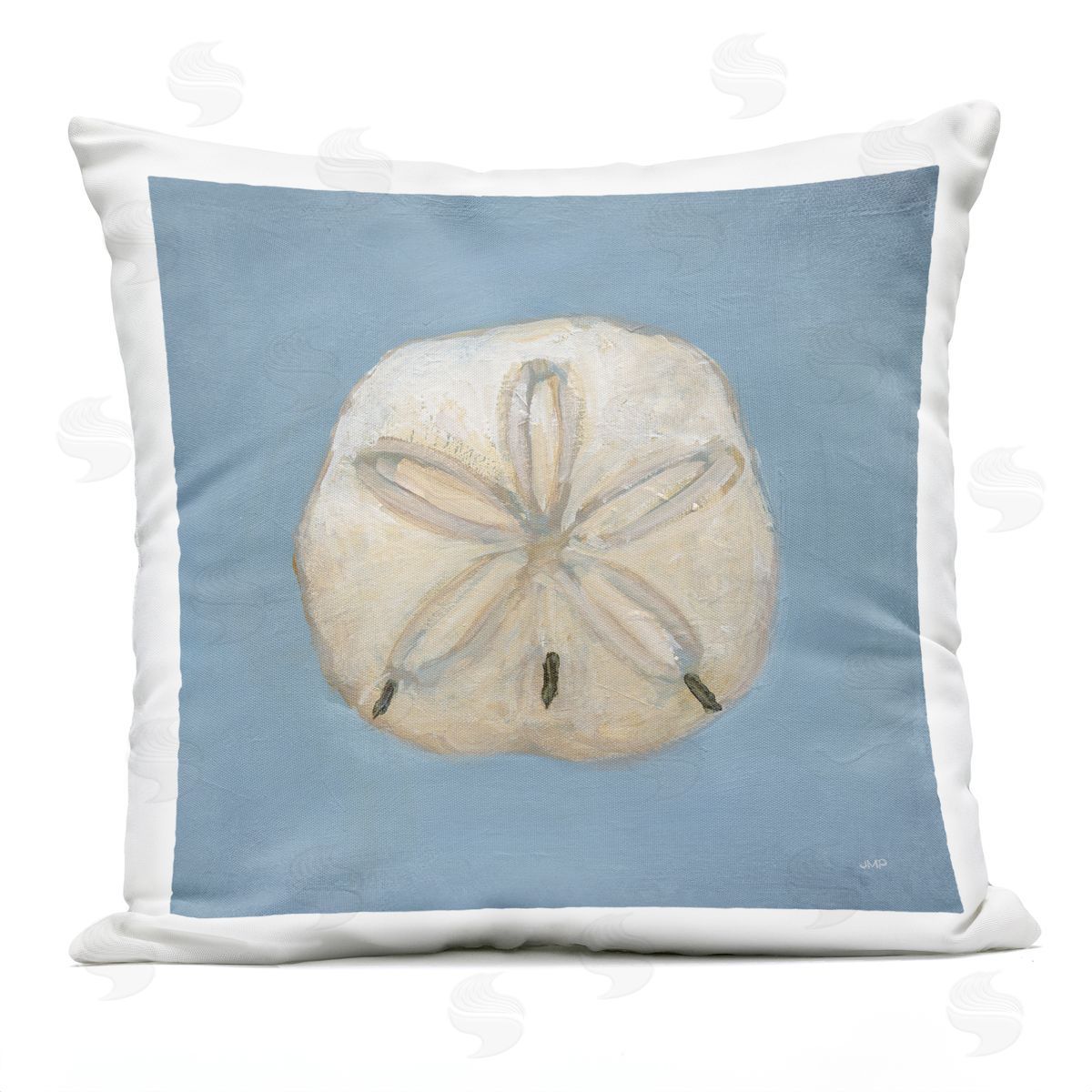 Julia Purinton Soft Sea Sand Dollar Plush Polyester Art Print Pillow