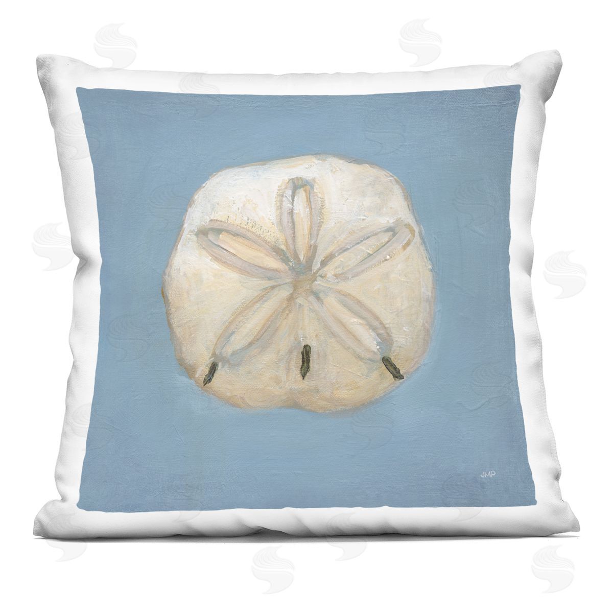 Julia Purinton Soft Sea Sand Dollar Plush Polyester Art Print Pillow