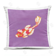 Yvette St. Amant | Colorful Koi on Purple