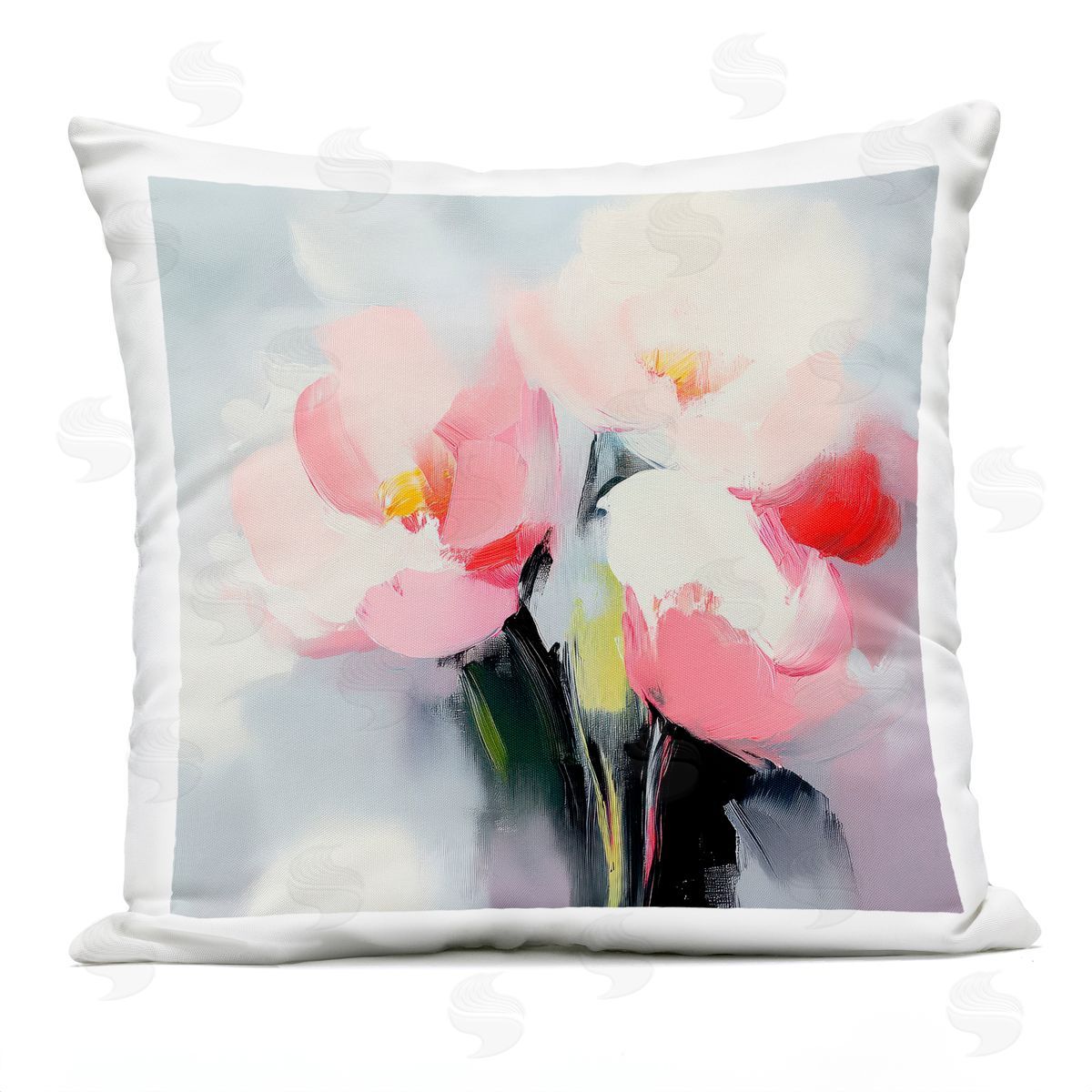 Mona Grace Flare Of Emotion Vase Plush Polyester Art Print Pillow
