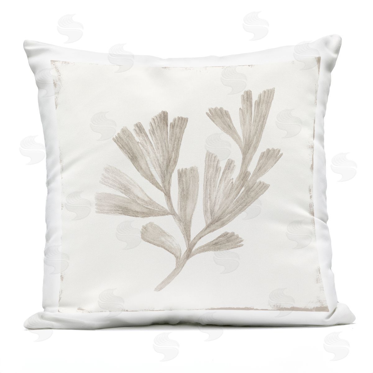 Lily K. Coral Reef Drift Plush Polyester Art Print Pillow