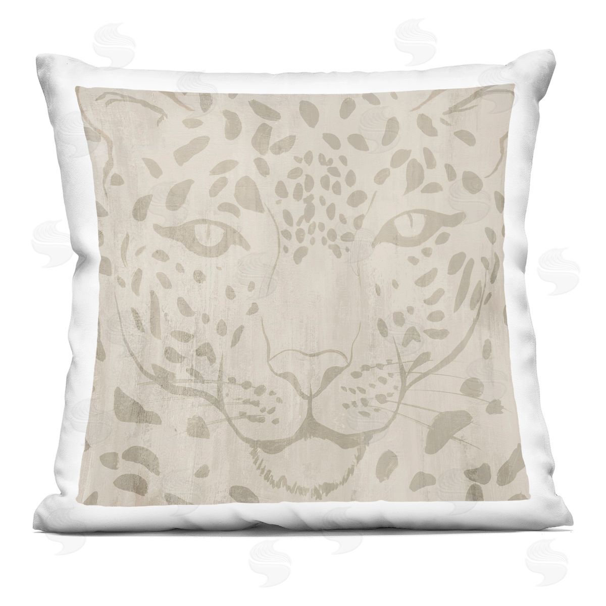 Hannah Dawson Majestic Jaguar Face Indoor Printed Pillow Art