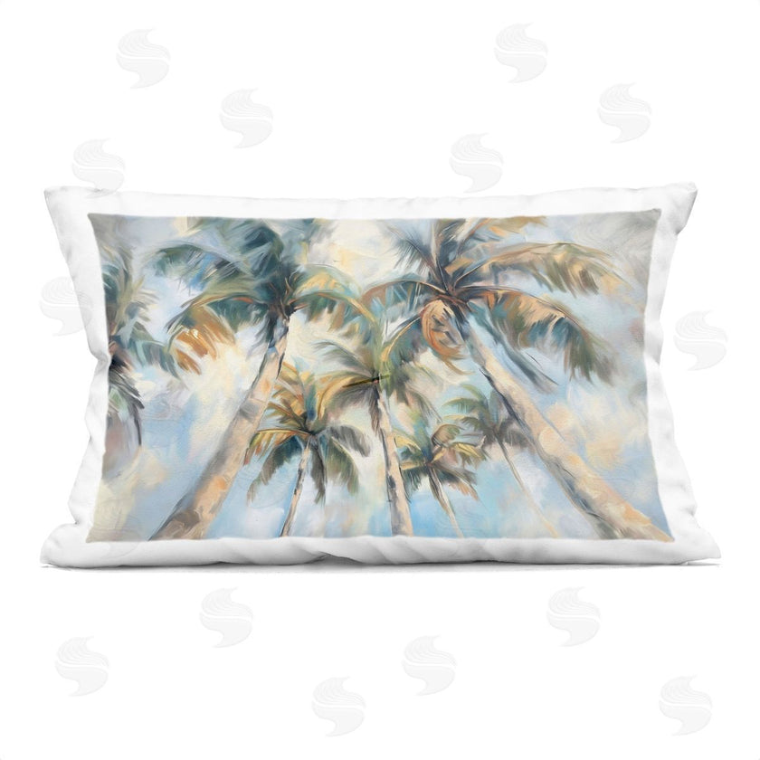 Ramona Murdock | Swaying Palms with Soft Clouds
