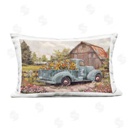 Nina Blue | Vintage Truck with Mum Flowers