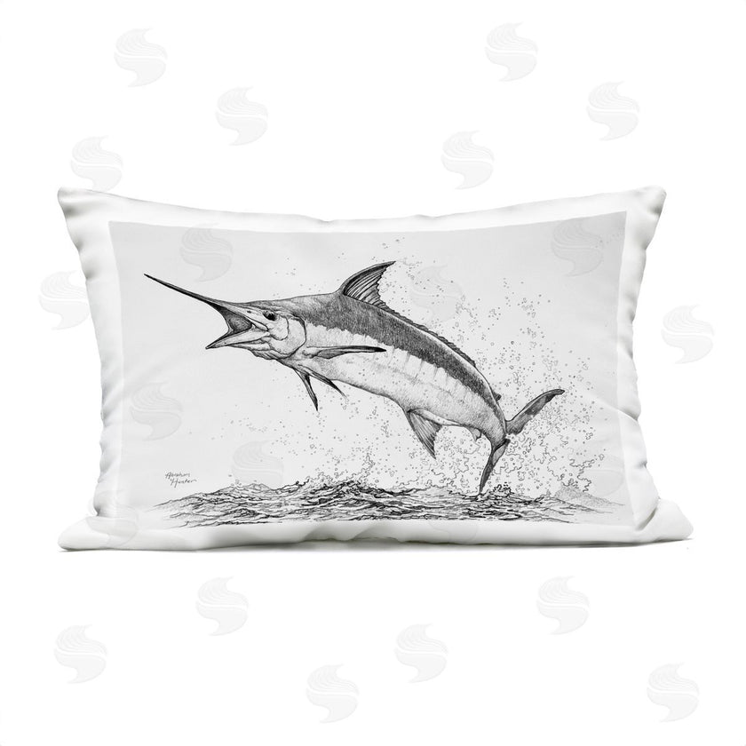 Abraham Hunter | Jumping Blue Marlin Sketch