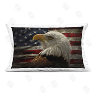 Collin Bogle | Bald Eagle over Flag