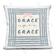 Blue Chair Blessing | Upon Grace with Pink Bow