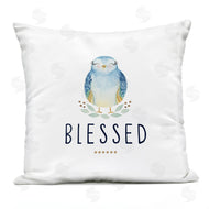 Blue Chair Blessing | Blessed Cute Smiling Bird