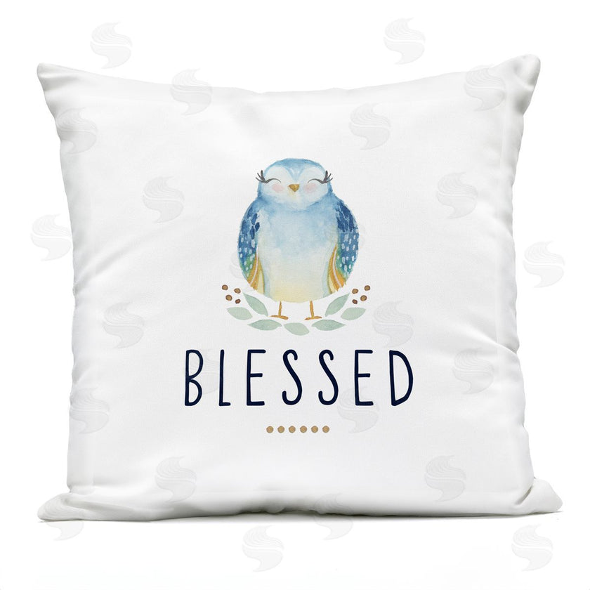 Blue Chair Blessing | Blessed Cute Smiling Bird