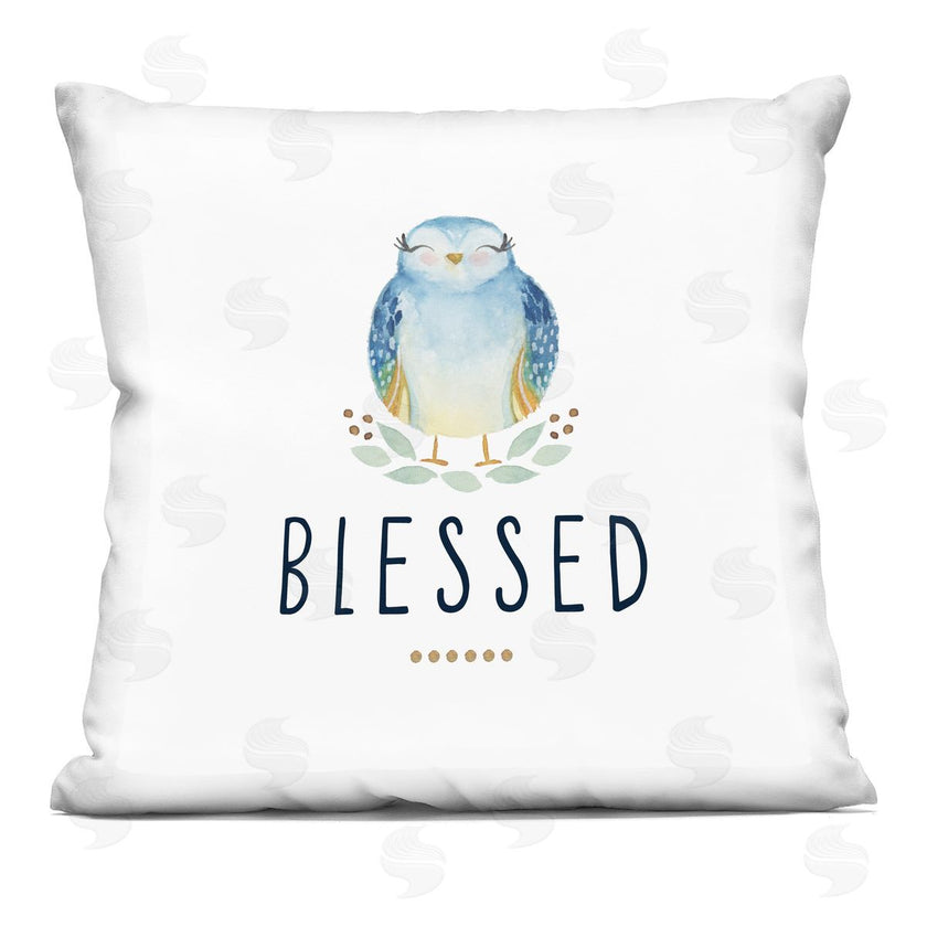 Blue Chair Blessing | Blessed Cute Smiling Bird