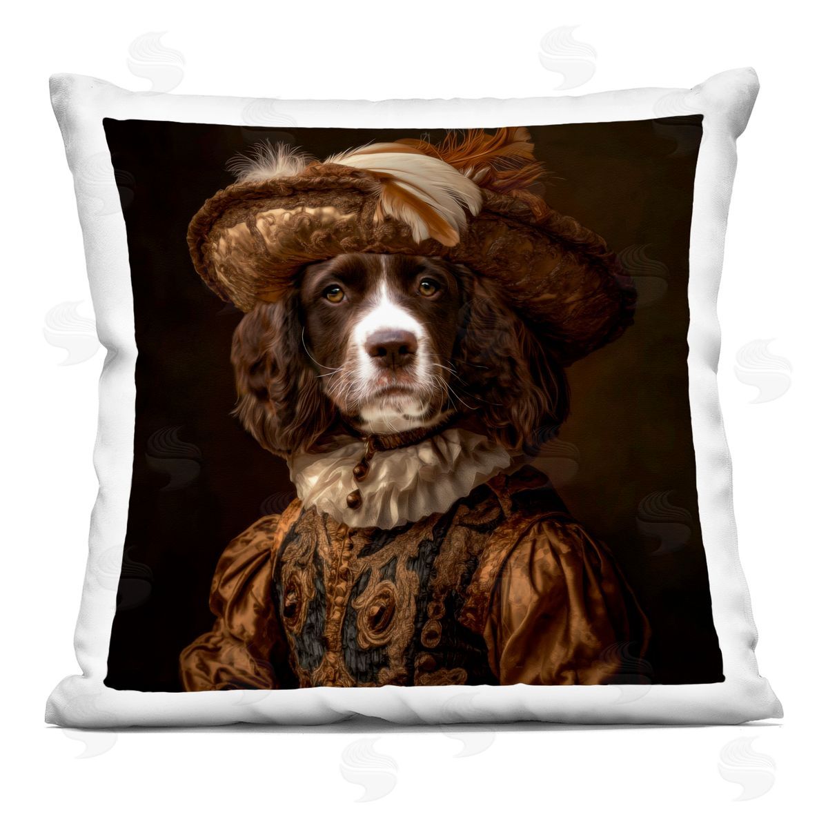 Kelley Parker Canine Crown Prince Plush Polyester Art Print Pillow