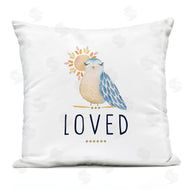 Blue Chair Blessing | Loved Smiling Bird Sunshine