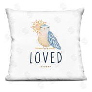 Blue Chair Blessing | Loved Smiling Bird Sunshine