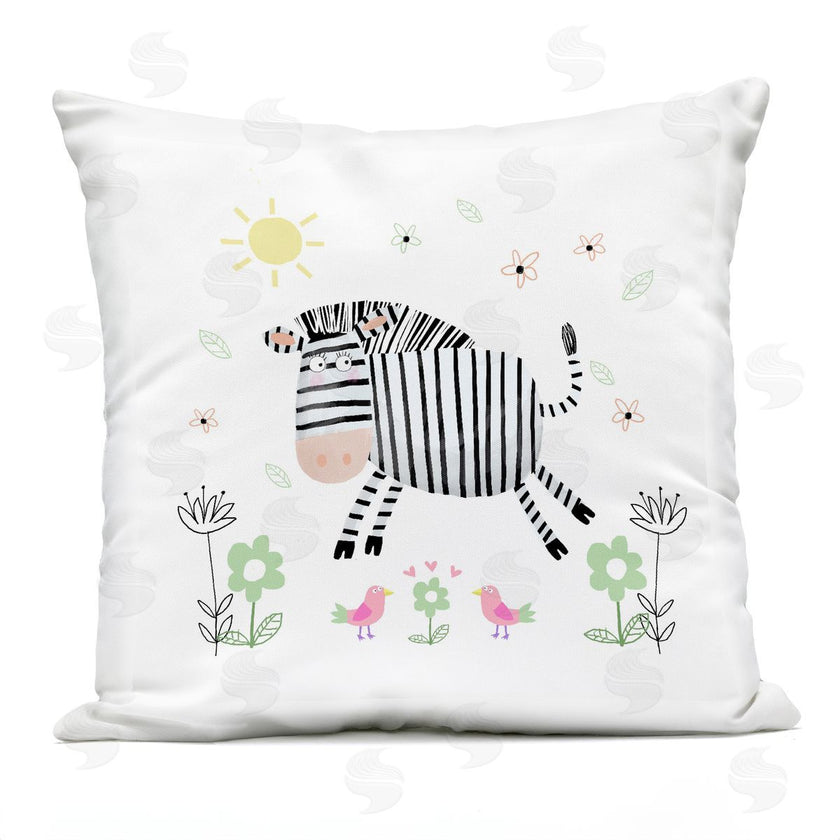 Carla Daly | Floral Baby Zebra Illustration