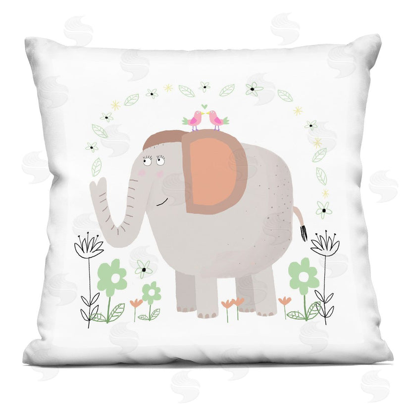 Carla Daly | Floral Baby Elephant Illustration