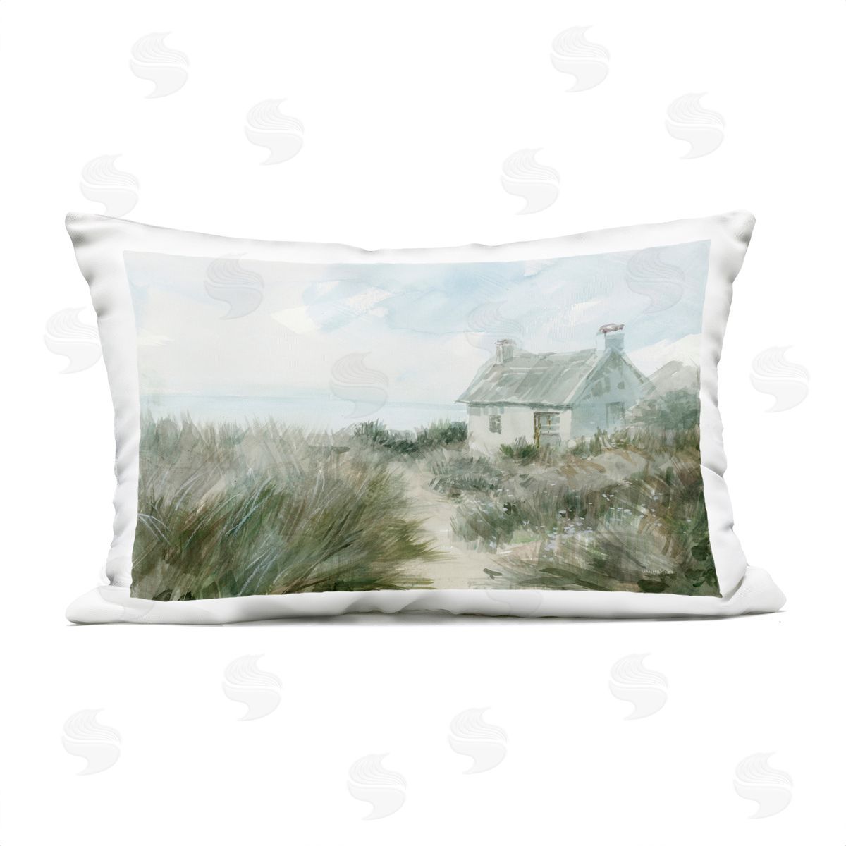 Danhui Nai Simple Windswept Cottage Outdoor Printed Pillow