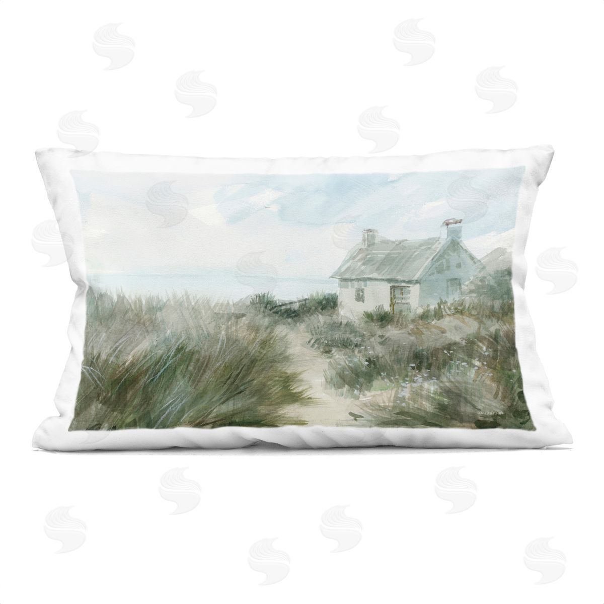 Danhui Nai Simple Windswept Cottage Indoor Printed Pillow