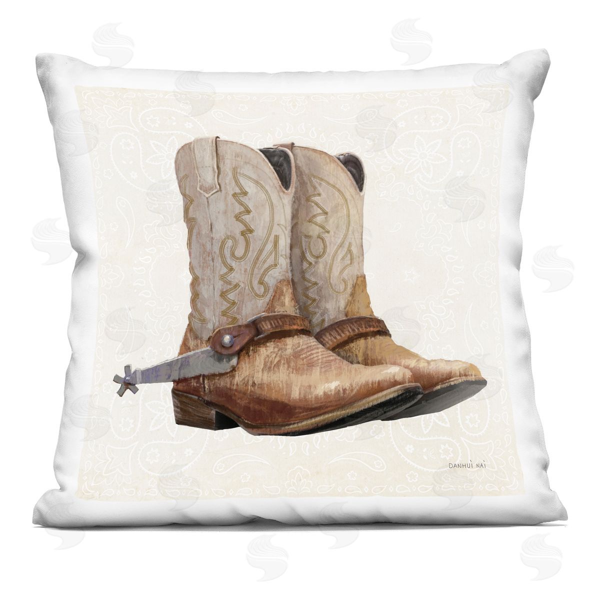Danhui Nai Riders Of The Range Indoor Printed Pillow