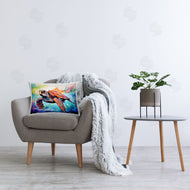 LSR Design Studio | Sea Turtle over Watercolor Splash