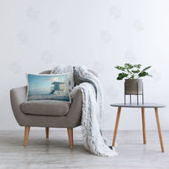 LSR Design Studio | Blue And White Beach Scene
