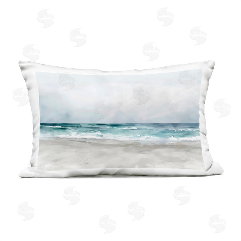 LSR Design Studio | Abstract Watercolor Aqua Beach