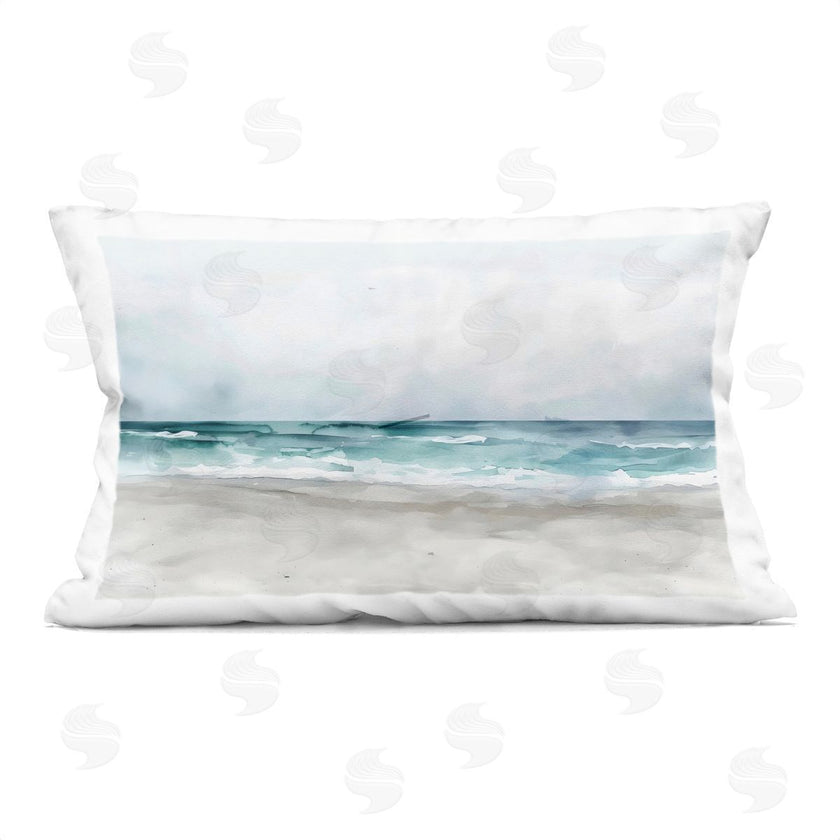 LSR Design Studio | Abstract Watercolor Aqua Beach