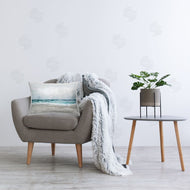 LSR Design Studio | Abstract Watercolor Aqua Beach