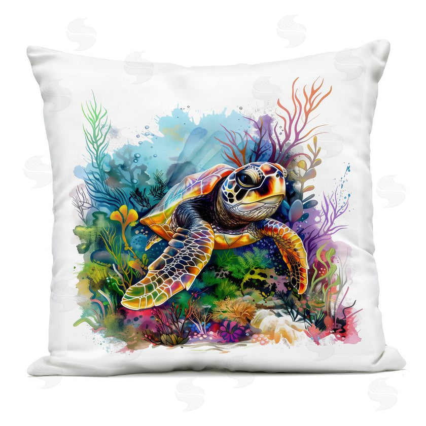 LSR Design Studio | Sea Turtle & Vivid Coral Reef