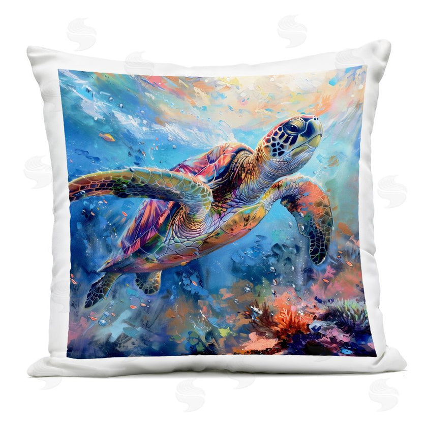 LSR Design Studio | Rainbow Sea Turtle & Bubbles