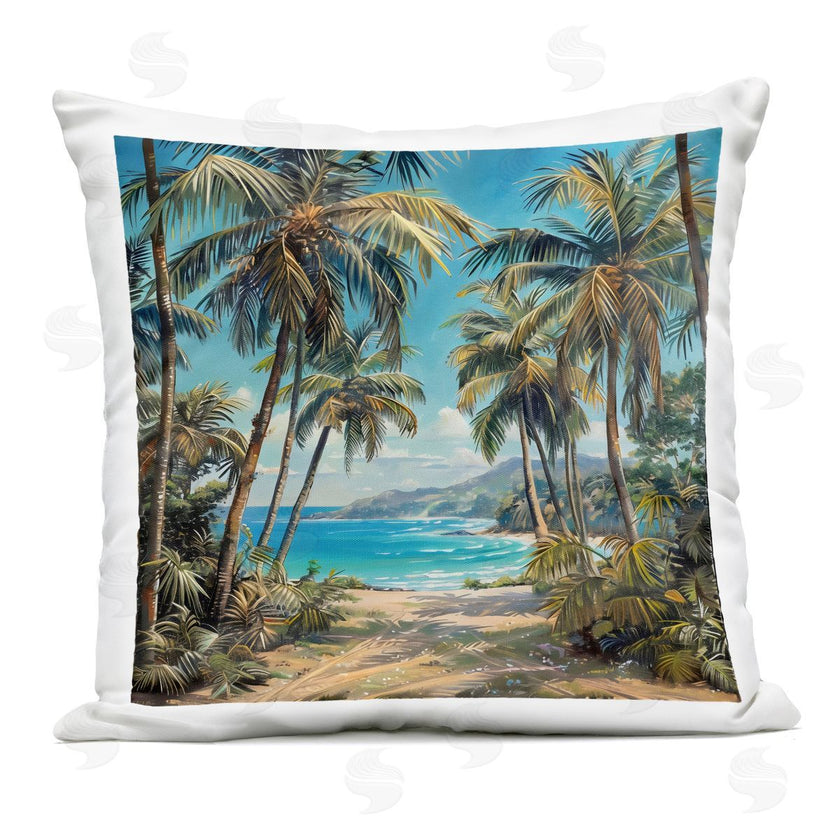 Creative Studio | Beach Pathway Palm Reflections
