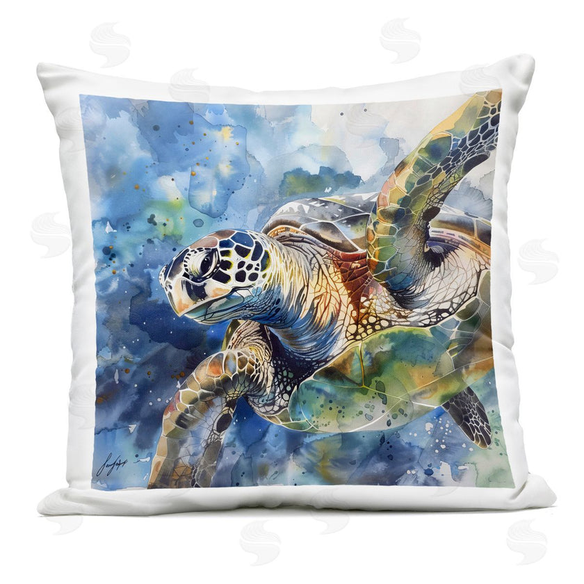 Creative Studio | Watercolor Splatter Sea Turtle