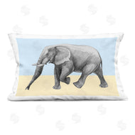 Violeta Vollmer | Stepping Elephant in Sketched Style