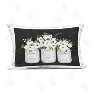 Lettered and Lined | Floral Farmhouse Jars Trio
