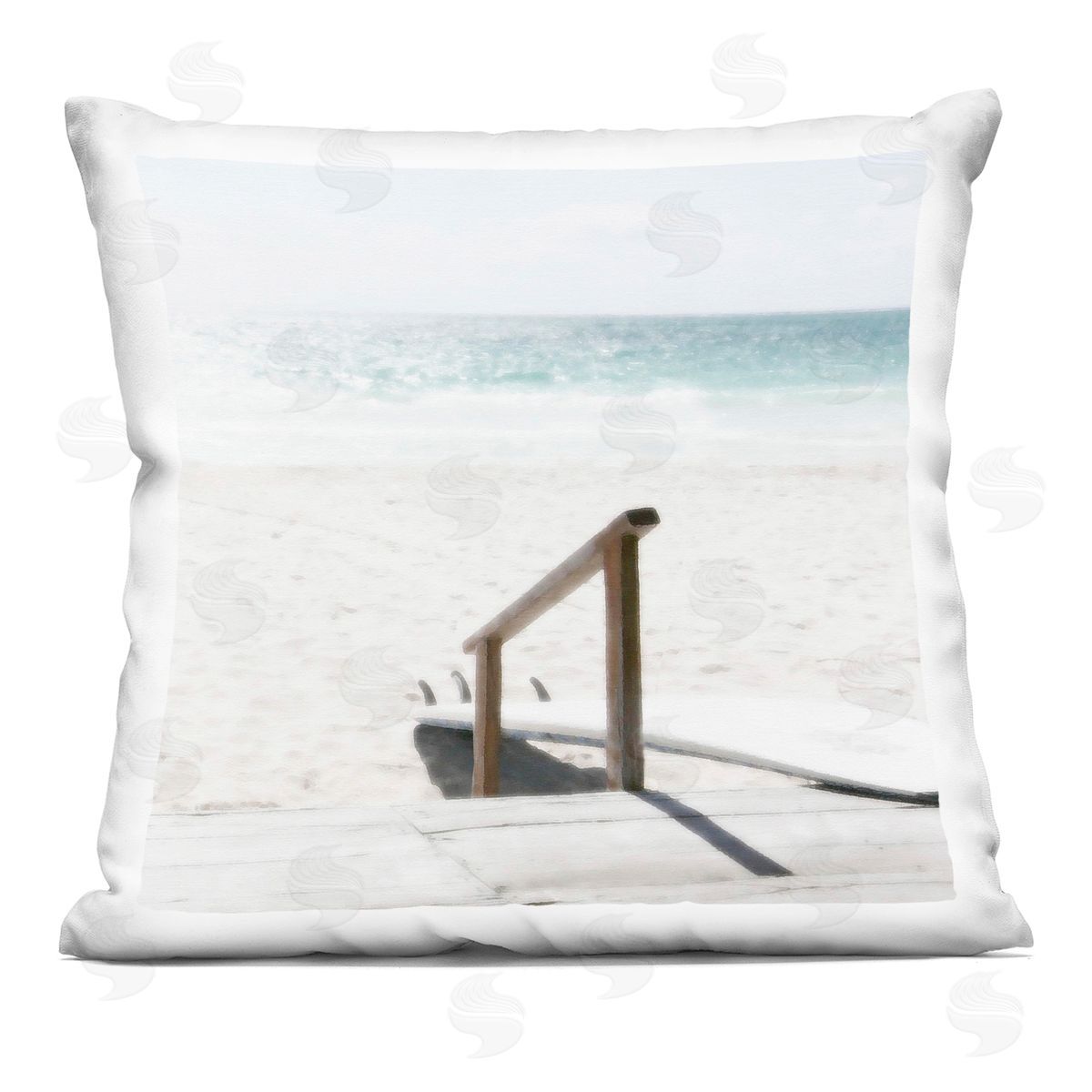 Noah Bay Resting Board Beach Coast Indoor Printed Pillow