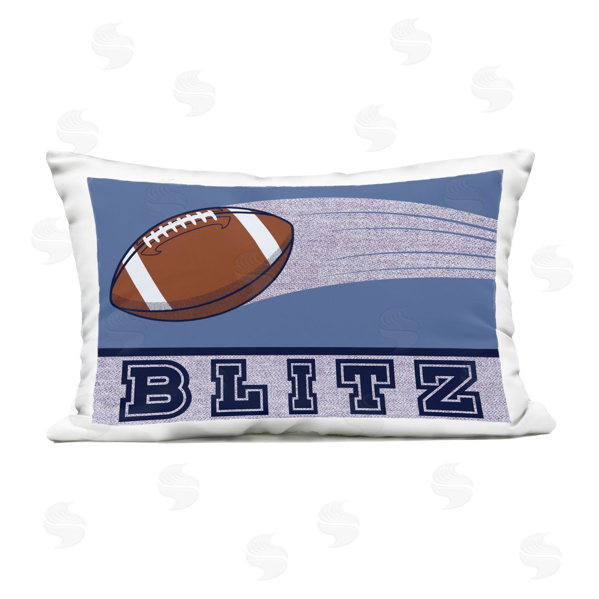 Marcus Prime Blitz Vintage Football Outdoor Printed Pillow