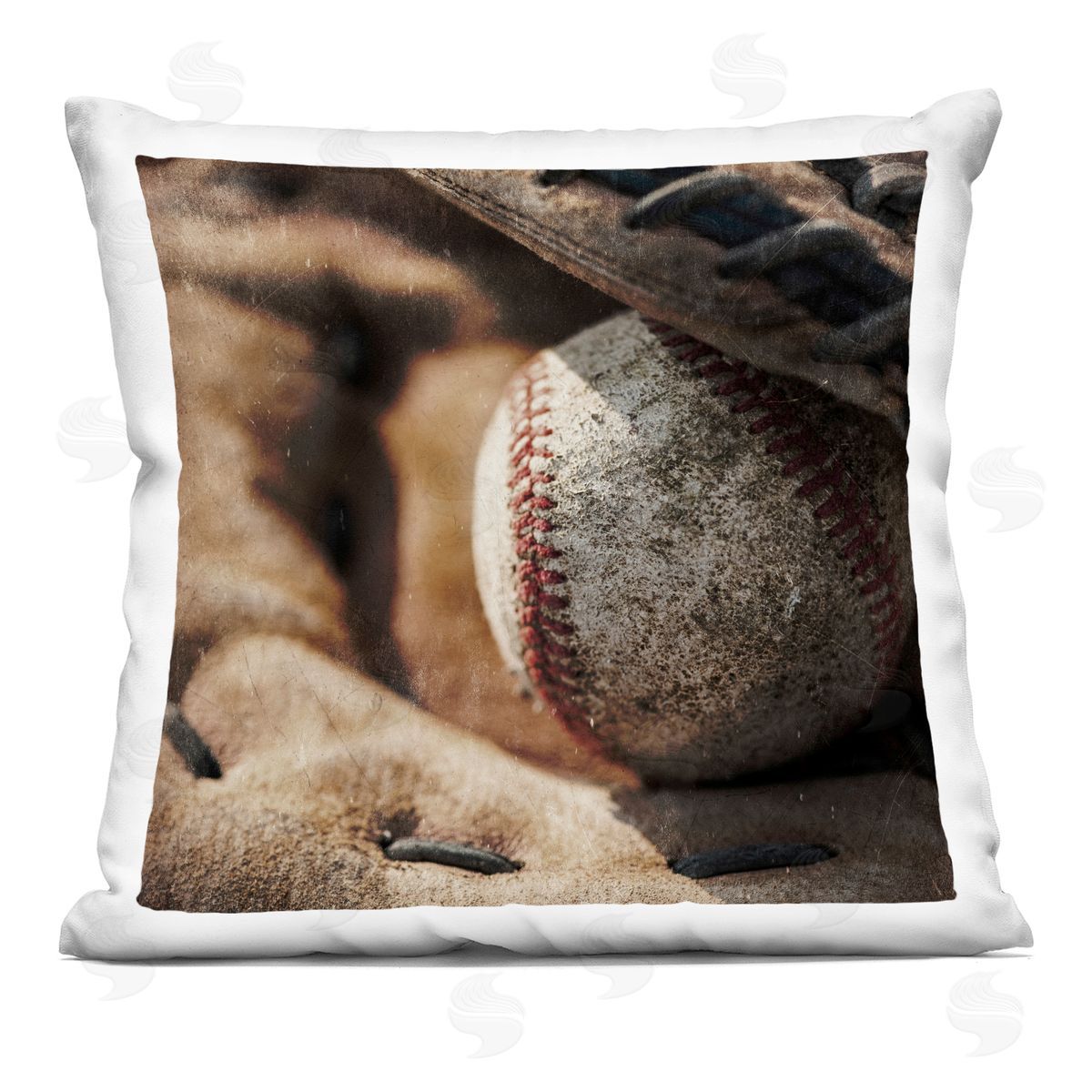 Kim Allen Be The Ball Baseball Indoor Printed Pillow Art