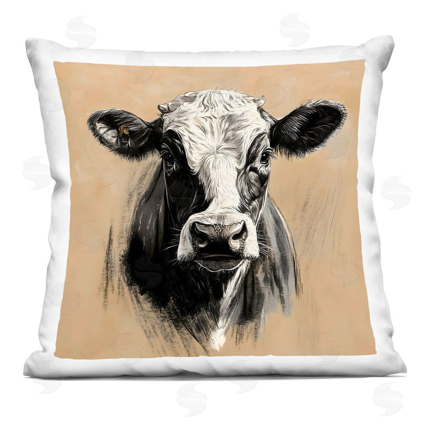Creative Studio | Dairy Cow Brushed Portrait