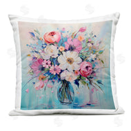 Creative Studio | Faux Textured Bouquet on Blue