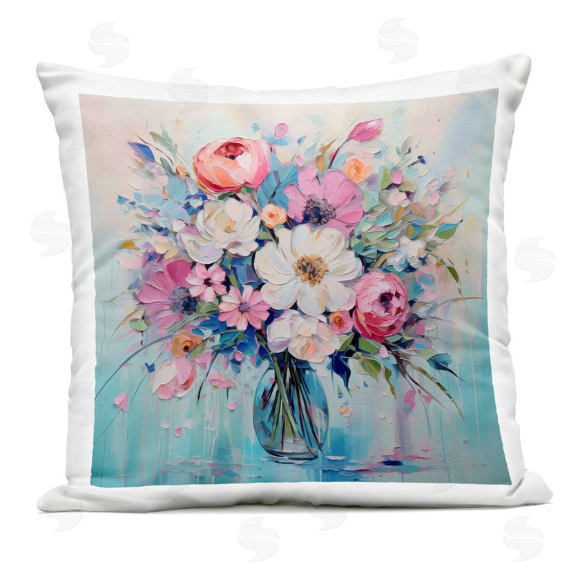 Creative Studio | Faux Textured Bouquet on Blue