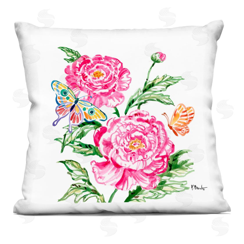 Paul Brent | Brushstroke Peonies & Butterflies