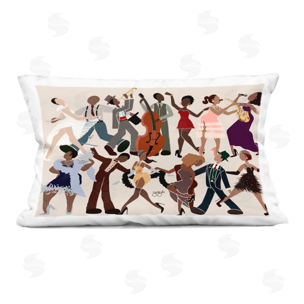 Sierra Siler Rhythm Jazz Dancers Indoor Printed Pillow