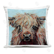 Wani Pasion | Cow on Vivid Turquoise