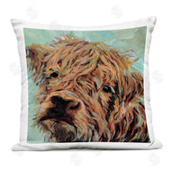 Wani Pasion | Highland Cattle on Green